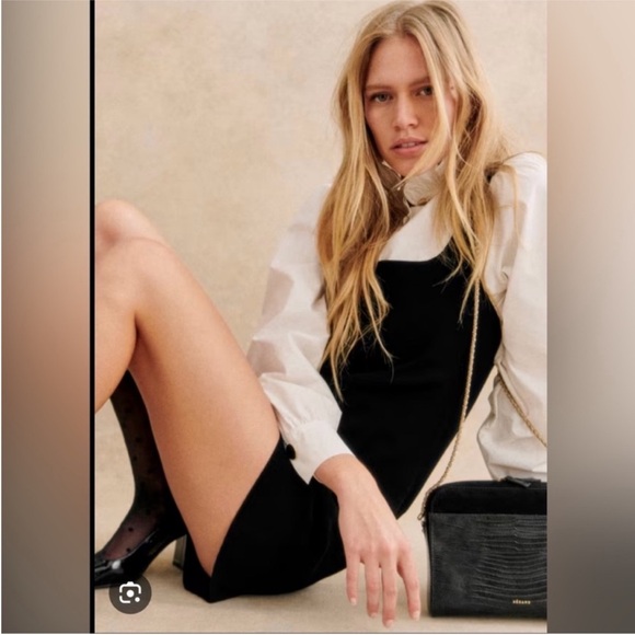 Sezane Pants - Sezane Liana Jumpsuit Black - Size L